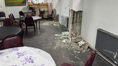Küçükçekmece'de 6,2'lik depremde 6 katlı binanın kolanları patladı