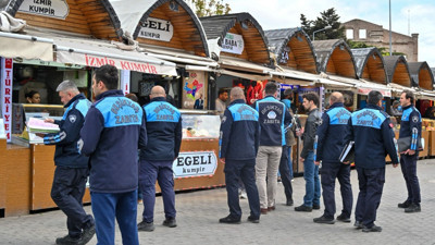 Beşiktaş'ta kumpir satan 4 işletme kapatıldı
