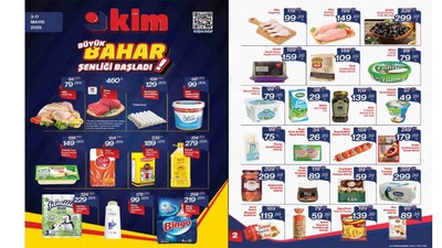 KİM'de Büyük Bahar Şenliği başladı: Ette büyük indirim! (KİM 3-11 MAYIS AKTÜEL ÜRÜNLER KATALOĞU)