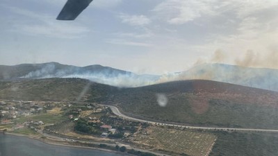 İzmir Urla’da yangın: Ekipler bölgeye sevk edildi