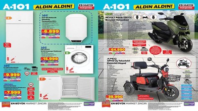 A101’e 29 Mayıs Perşembe günü Derin Dondurucu geliyor! (A101 29 Mayıs AKTÜEL ÜRÜNLER KATALOĞU)