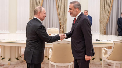 Bakan Fidan, Putin ile bir araya geldi