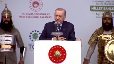 Cumhurbaşkanı Erdoğan: Muhalefetin en sevdiği yeşil, Benjamin Franklin’in yeşili