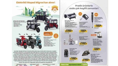 Migros’a Elektrikli Moped, Beyaz Eşya ve Klima geldi! (MİGROS AKTÜEL ÜRÜNLER KATALOĞU)