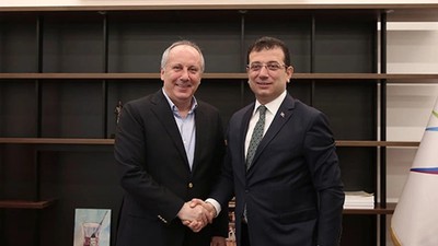 Muharrem İnce, Ekrem İmamoğlu'nu ziyaret etti