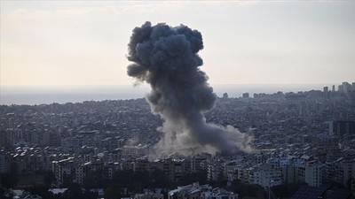 İsrail, Beyrut’un Dahiye bölgesine hava saldırıları düzenledi