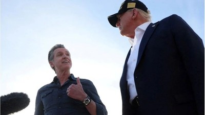 California Valisi Newsom, Trump'a dava açacak