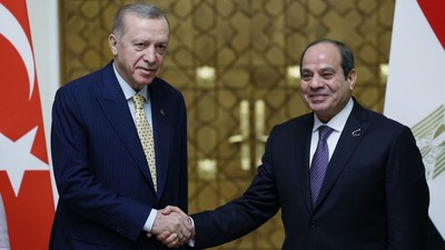 Cumhurbaşkanı Erdoğan Mısır Cumhurbaşkanı Sisi ile görüştü