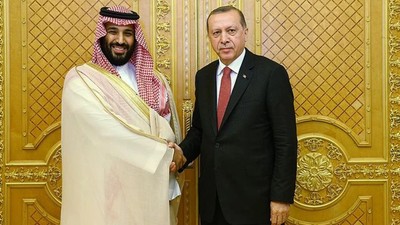 Cumhurbaşkanı Erdoğan, Veliaht Prensi Selman ile görüştü