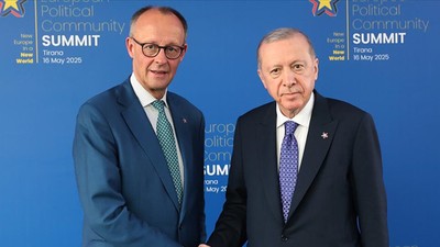 Cumhurbaşkanı Erdoğan, Almanya Başbakanı Merz ile görüştü