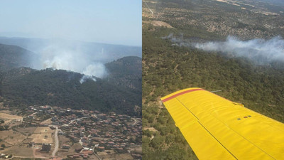 Balıkesir'de 3 ilçede arazi ve orman yangını: Havadan ve karadan müdahale ediliyor