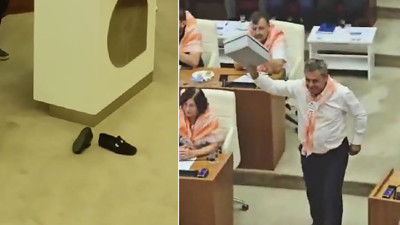 Antalya’da gergin meclis: Ayakkabı fırlatıldı, ayakkabı kutusu bırakıldı