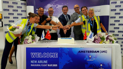 Gazipaşa-Alanya ile Amsterdam arasında haftada üç direkt uçuş yapılacak