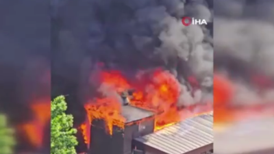 Ataşehir'de restoranda yangın paniği!