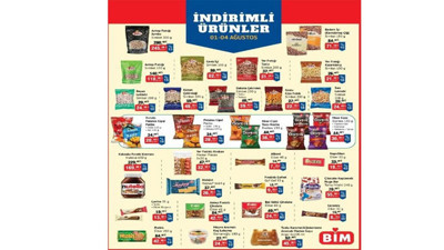 BİM 1-4 Ağustos İndirimli Ürünler Kataloğu yayımlandı! Bim’e bugün hangi ürünler geliyor?