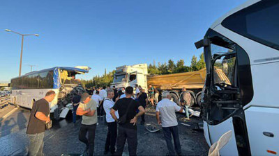 TEM Otoyolu'nda kaza: 1 kişi hayatını kaybetti, 16 kişi yaralandı