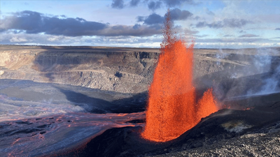 Hawaii'de Kilauea Yanardağı lav püskürtmeyi sürdürüyor