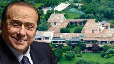 Berlusconi’nin 7 yüzme havuzlu, 126 odalı efsane villası satışa çıkıyor!