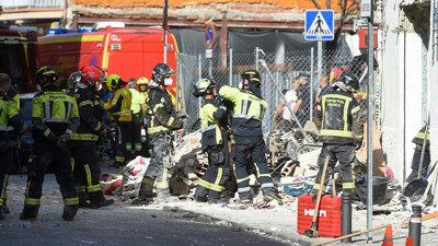 İspanya'nın başkenti Madrid'de patlama! &Ouml;l&uuml; ve &ccedil;ok sayıda yaralı var!