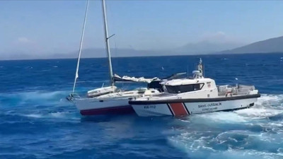 Muğla açıklarındaki teknede 210 kilogram skunk ele geçirildi