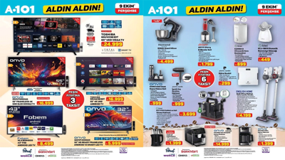 A101 markete Şarjlı Dikey Süpürge geliyor! A101 09 Ekim 2025 Perşembe aktüel ürünler kataloğu!