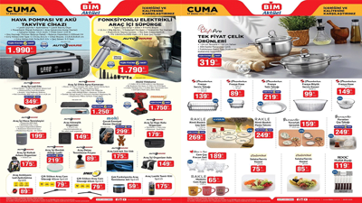 BİM 17 Ekim 2025 Cuma aktüel ürünler kataloğu yayımlandı! BİM markete Şarjlı Araç Süpürgesi geliyor!