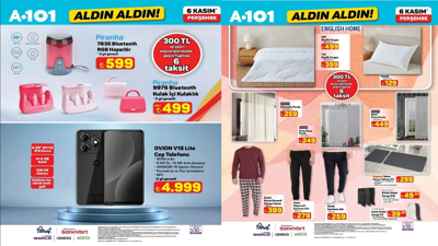 A101'e Güneşlik Perde geliyor! A101 06 Kasım 2025 Perşembe aktüel ürünler kataloğu!
