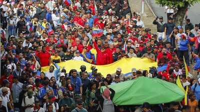 Venezuela’da halk sokaklarda: ABD’ye tepki, Maduro’ya destek