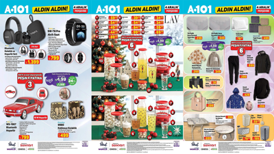 A101'e Akıllı Saat geliyor! A101 27 Kasım 2025 Perşembe aktüel ürünler kataloğu!