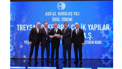 Treysan “Yeşil Dönüşüm Kapasitesini En Çok Geliştiren Firma” seçildi