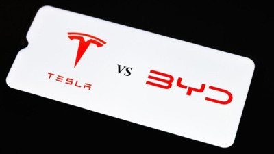 Amerikalı Tesla geriledi, &Ccedil;inli BYD satışları artırdı