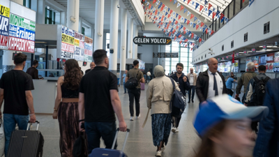 AŞTİ'de Kurban Bayramı tatili d&ouml;n&uuml;ş yoğunluğu devam ediyor