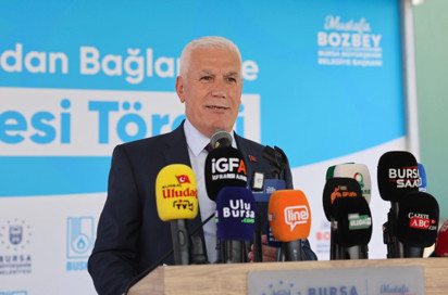 Bursa'ya can suyu olacak vana açıldı - Resim : 1