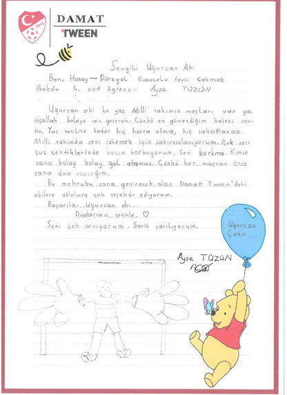 Damat Tween ile Hataylı minik öğrencilerden Milli Takıma büyük destek - Resim : 5