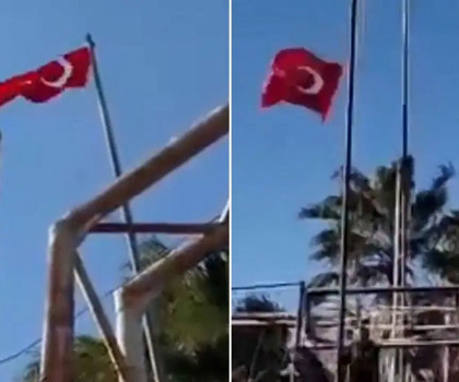 Siyasetin gündemi bayrak indirme provokasyonu