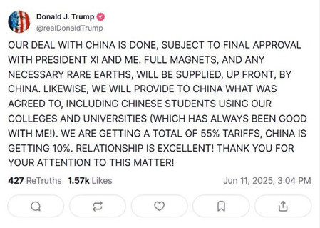 ABD Başkanı Trump: Çin ile anlaşmamız tamamlandı - Resim : 1