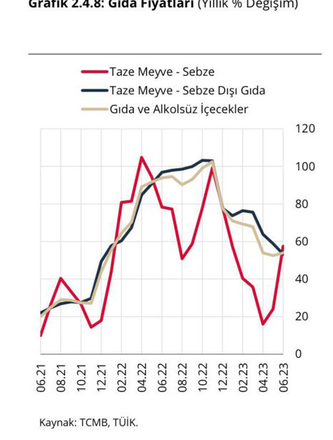 Merkez Bankası’na göre gıda fiyatları daha da artacak - Resim : 2