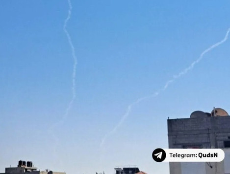Hamas'tan İsrail'e roketli saldırı - Resim : 1