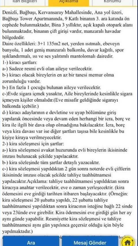 Kiralık ev i&ccedil;in istenen 3 sayfalık şart listesi şaşkına &ccedil;evirdi: Mutfak tezgahı ıslak olmayacak, 50 g&uuml;nde bir kontrol edecek - Resim : 4