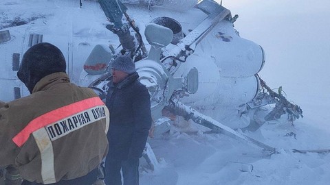 Kazakistan'da helikopter kazası: 4 ölü