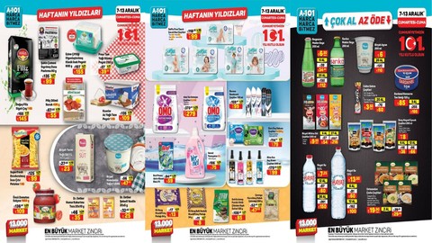 A101 market 7-13 Aralık 2024 indirim kataloğu yayımlandı!