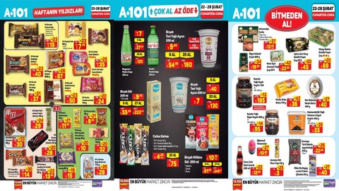 A101 market 22-28 Şubat 2025 indirim kataloğu yayımlandı! A101'de hangi ürünlerde indirim var?