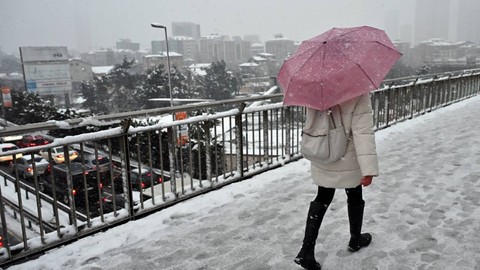 Meteoroloji illeri tek tek sayıp uyardı: Kuvvetli kar yağışına dikkat
