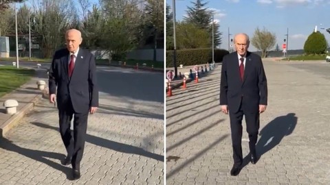 MHP'den Bahçeli videolu paylaşımı: Hele durma yürü sen, daha yolun yarısı var