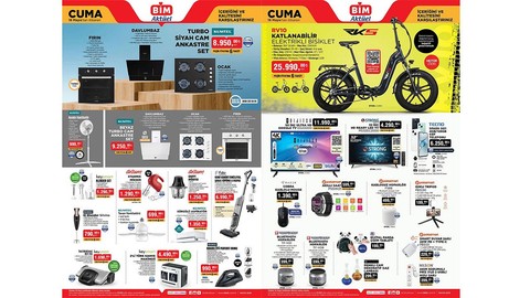 BİM'e Ankastre Set ve Küçük Ev Aletleri geliyor! (BİM 16 MAYIS CUMA 2025 AKTÜEL ÜRÜNLER KATALOĞU)