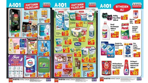 A101 10 Mayıs Cumartesi Haftanın Yıldızları Kataloğu! (A101 10-16 MAYIS AKTÜEL ÜRÜNLER KATALOĞU)
