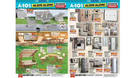 A101 15 Mayıs "Aldın Aldın" Kataloğu yayımlandı! A101'e Gardırop, Portmanto ve Beyaz Eşya geliyor