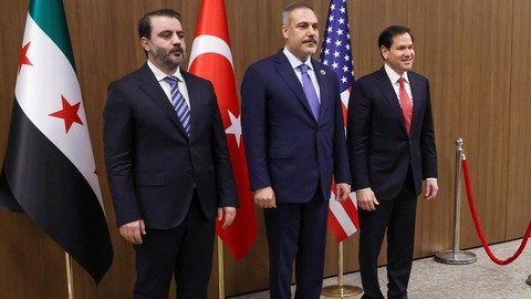 Bakan Fidan, ABD'li ve Suriyeli mevkidaşıyla görüştü