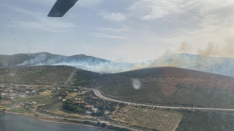 İzmir Urla’da yangın: Ekipler bölgeye sevk edildi