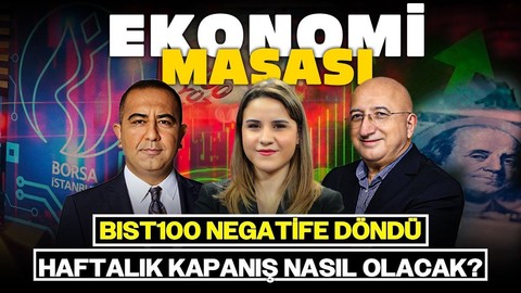 BIST100 Negatife Döndü, Haftalık Kapanış Nasıl Olacak? | Ekonomi Masası